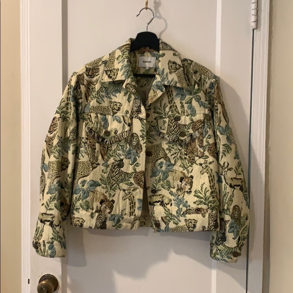 Nanushka Kiowa Jacket in Jungle Jaquard